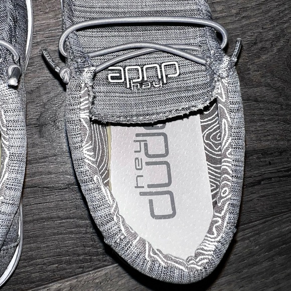 Hey Dude Wally Youth Linen Shoes - Picture 6 of 10